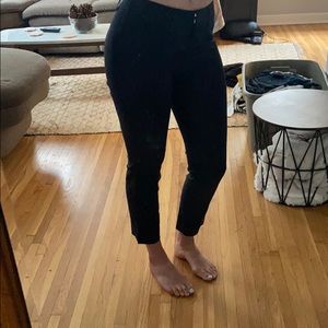 WHBM slim leg black pants